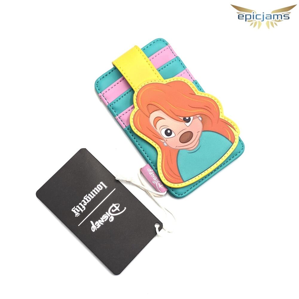 Loungefly Disney A Goofy Movie 30th Anniversary Roxanne Card Holder Wallet New